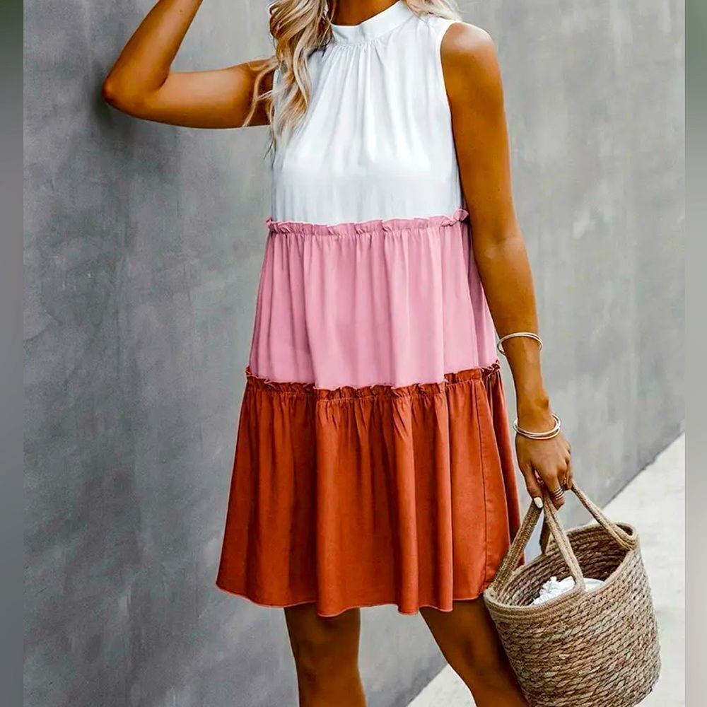 Multi Color Mock Dress